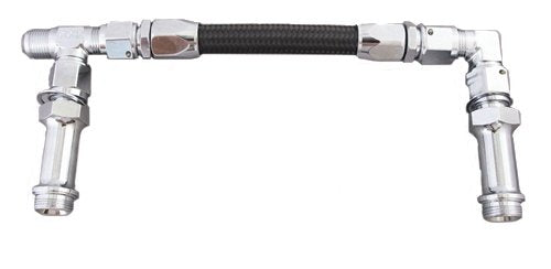 Dual Inlet Fragola 9/16-24 -8AN Competition Fuel Line Kit