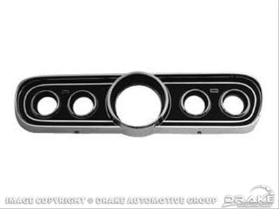 Scott Drake C6ZZ-10838-A 1966 Instrument Bezel Black