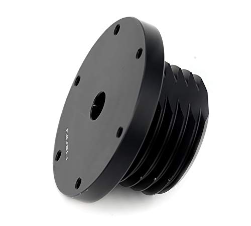 NRG Innovations Gaming Streering Wheel NRG-SRK-TMH-BK Short Hub Adapter 6x70mm Bolt Pattern, Black Body