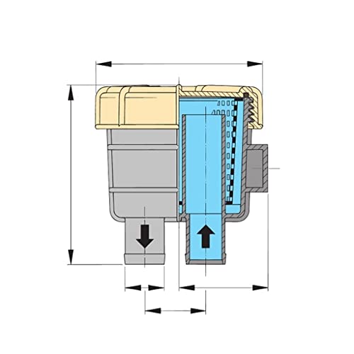 Vetus 19 mm FTR33019 Type 330 HO Cooling Water Strainer