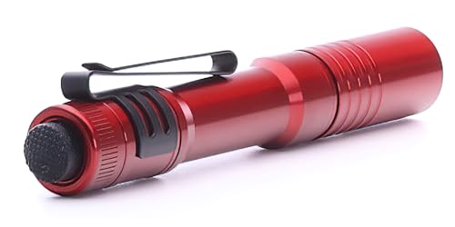 MicroStream Streamlight USB 250-Lumen 1150-Candela EDC Ultra-Compact Flashlight with Rechargeable Battery, Clear Retail Packaging, Red