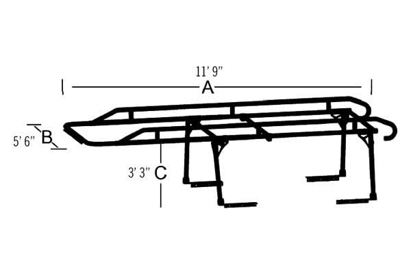 Ladder Rack TRAILFX FCLR001B