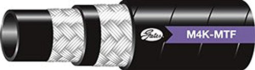 Gates Synthetic Rubber 12M4K-MTFXREEL Global Mega4000 Hose, SAE 100R19, MegaTuff Cover, 190' Length, 0.75" ID, 4000 Working PSI, 40°F to +212°F Temperature Range