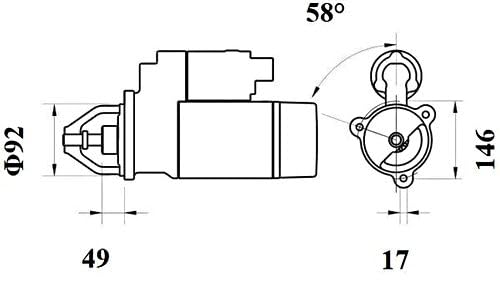 MS731 Mahle Starter