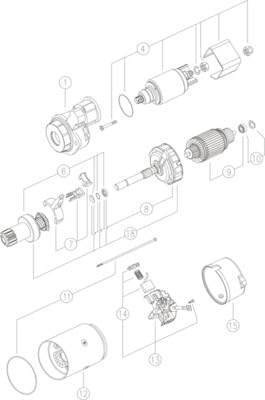 MS209 Mahle Starter