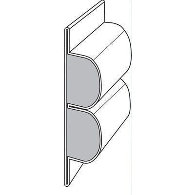 Double Perimeter Dock and Post Bumper Size: 72" H x 5.5" W x 1.25" D