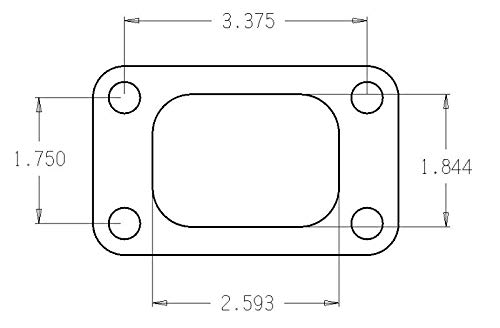 Turbocharger COMETIC Inlet Gasket - C4514