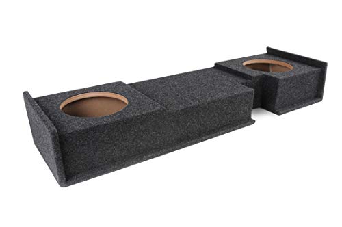 Dual Sealed Bbox 12 Inch Subwoofer Enclosure - Accu Tuned Subwoofer Boxes & Enclosures - Subwoofer Box Improves Audio Quality, Sound & Bass - Fits 2000-2003 Ford F150 Super Cab