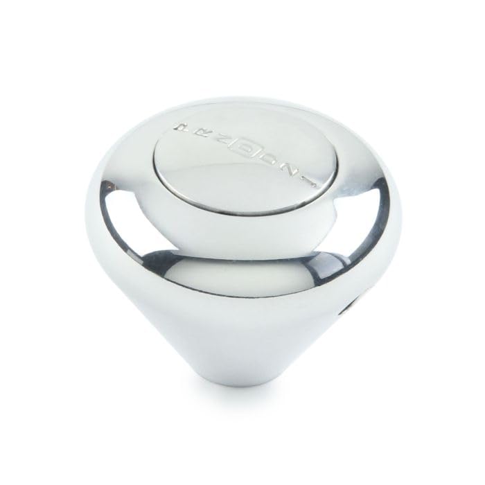 GM FM Shifter 4L80 Chrome 8" Single Bend Lever Mushroom Polished Knob