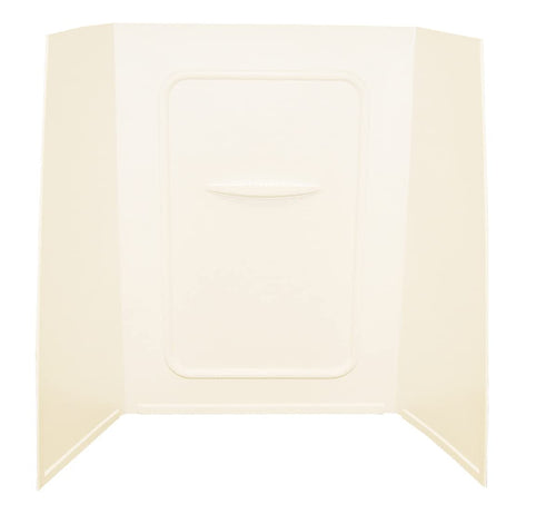 24" x 36" x 59" Lippert Replacement Parchment Bathtub Wall Surround with Scratch-Resistant ABS Acrylic for RVs, Manufactured Homes, Travel Trailers, 5th Wheels, Motorhomes - PPF243659SPK