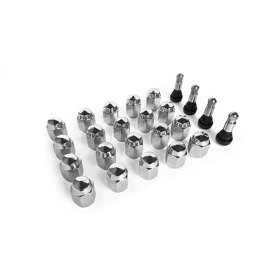 Styled Steel Rim Lug Nut Kit Economy Scott Drake C5ZZ-1012-EKIT