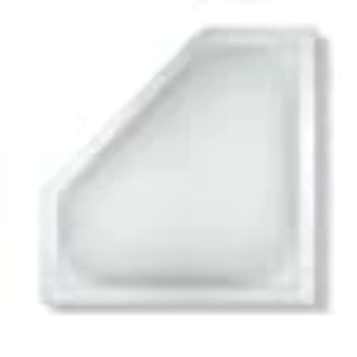 Bri-Rus S.RECREATION NN208 White 20" x 8" Neo Angle Skylight Inner Garnish