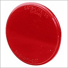 Red Peterson Round Quick-Mount Reflector - V475R, Six Pack