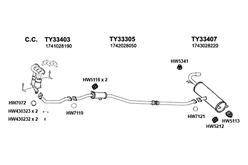 HW5341 Ansa - Exhaust Hanger