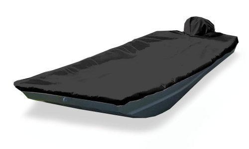 Taylor Made Products Semi-Custom Trailerite Boat Cover for Jon Boats with Outboard Motor - Includes Motor Hood, Multiple Sizes and Colors