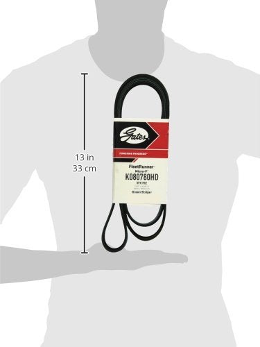 Gates FleetRunner K080780HD Micro-V Serpentine Drive Belt