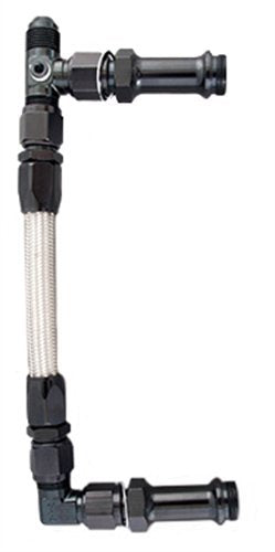 Fragola Dual Inlet 7/8-20 4500-6AN Fuel Line Kit Black