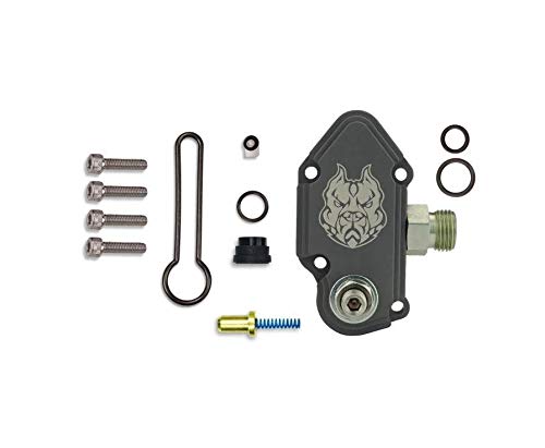 Adjustable Sinister Diesel Blue Spring Kit with Billet Spring Housing for 2003-2007 Powerstroke 6.0L (Gray)