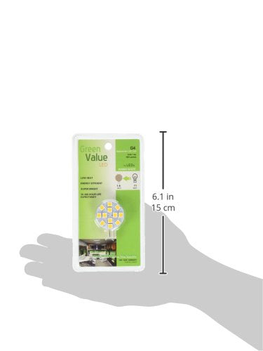 15001V Green Value LED Replacement Light Bulb Base