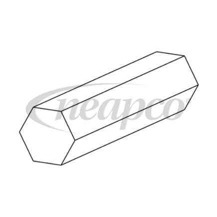 72-1002 Neapco Power Take Off Solid Shaft Hexagonal