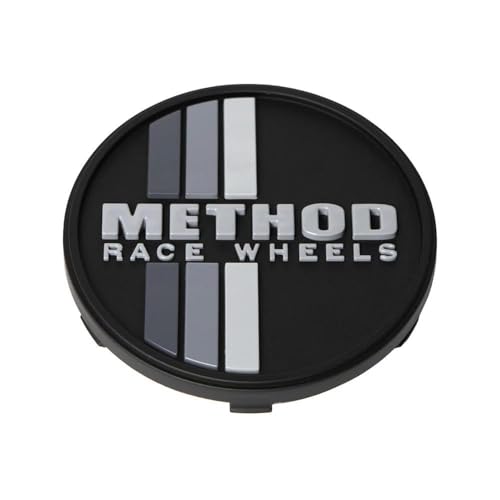 Snap-In Grey Stripes Center Cap by Method Race Wheels
