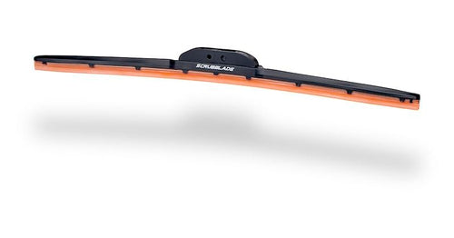 Shadeblade Windshield Wiper Blade 24 Inch Length Single Blade Oohlala Orange Standard Ceramic Coated Silicone Blade With Adapters