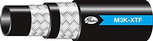 Gates Synthetic Rubber 3M3K-XTFXREEL Global Mega3000 Hose, SAE 100R17, XtraTuff Cover, 440' Length, 0.19" ID, 3250 Working PSI, 40°F to +212°F Temperature