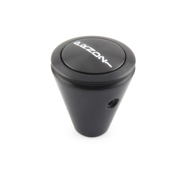 Ford C6 FM Shifter Black 8" Single Bend Lever Hi-Tech Black Knob