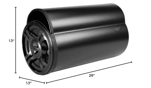 BT Series Bazooka 10-Inch 100-Watt Amplified Tube Subwoofer