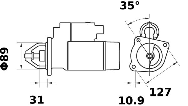 MS439 Mahle Starter