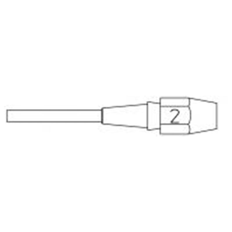 Weller T0051325199 2 XDS DESOLDERING TIP 3.0X5.3 L 10.5MM, Black