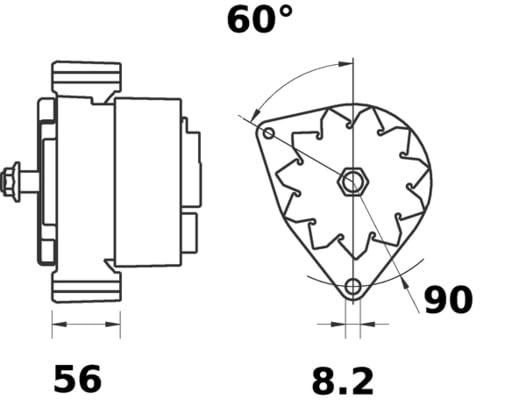 Alternator Mahle - MG384