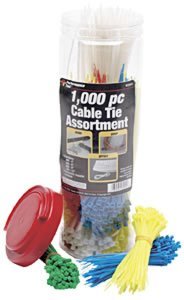 W2925 Wilmar 1,000pc Cable Tie Assortment