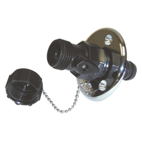 Washdown Valve T-H Marine w/Chrome Base