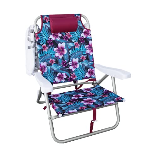 Backpack Hurley Beach Chair, Cabana, Black