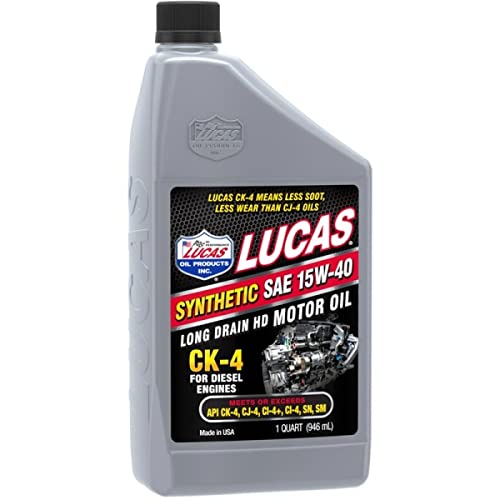 Synthetic SAE 15W-40 CK-4 Lucas Oil Truck Oil/6x1/Quart