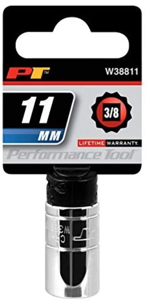 W38811 Performance Tool 3/8-Inch Drive 12-Point Socket, 11mm