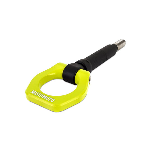 Mishimoto Tow Hook Racing Compatible with Subaru BRZ/Scion FR-S/Toyota 86 2013-2019, Neon Yellow