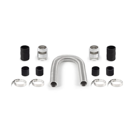 Mishimoto Universal Flexible Stainless Steel Radiator Hose Kit, 24”, Chrome MMAH-U24C