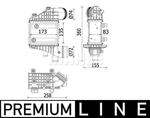 Intercooler BEHR CI 552 000P