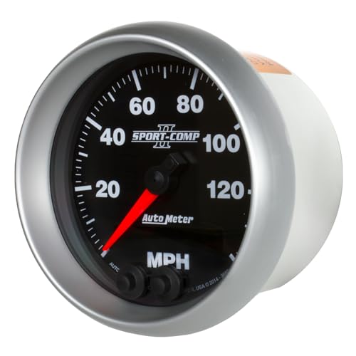 3680 Auto Meter SPORT-COMP II 3-3/8" GPS Speedometer (0-140 MPH)