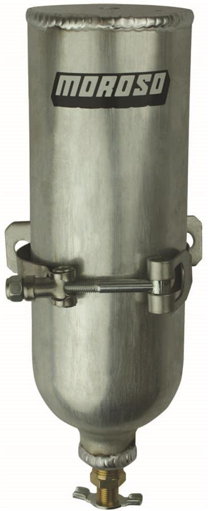 Aluminum Moroso Coolant Overflow Tank, 3" OD x 9" Tall