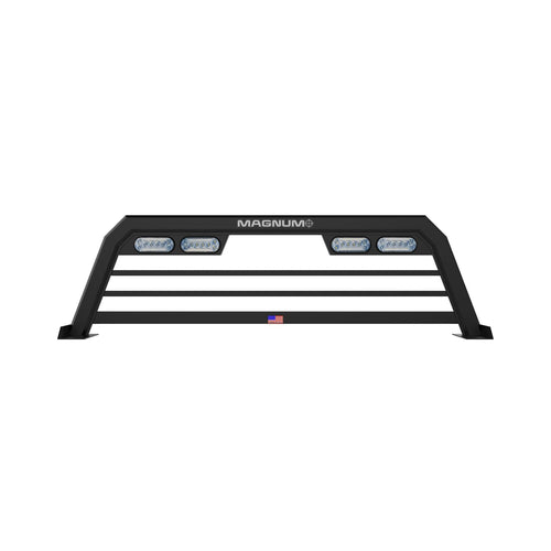 Low Pro Magnum Lighted Headache Rack Bars| Fits 17-19 Ford Super Duty