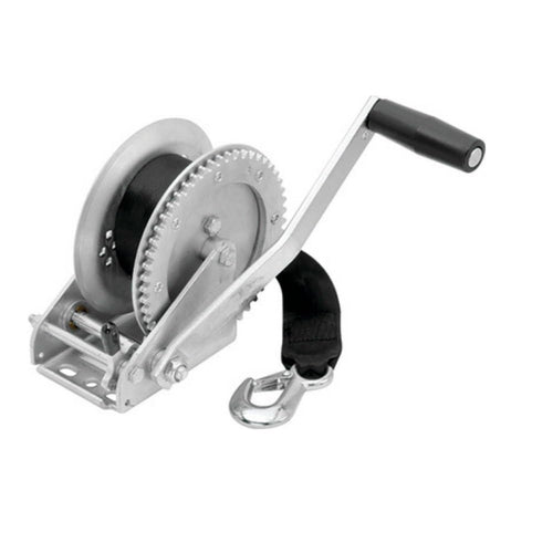 Single Speed Fulton 142203 Winch with 20' Strap - 1500 lbs. Capacity, 1 Pack