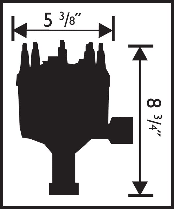 Pro-Billet MSD 8452 Distributor with Module TFI