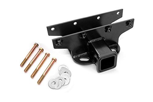 Rough Country 2" Class III Receiver Hitch for 2007-2018 Jeep Wrangler JK - 1051 Black