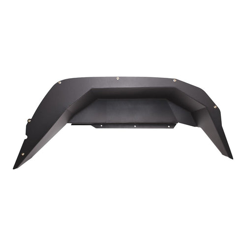 TrailFX Fender Well Liners Set of 2 Fits Jeep Gladiator JT 2020-2025 Black Powder Coated Liners Aluminum with Mounting Hardware TrailFX JL010RI