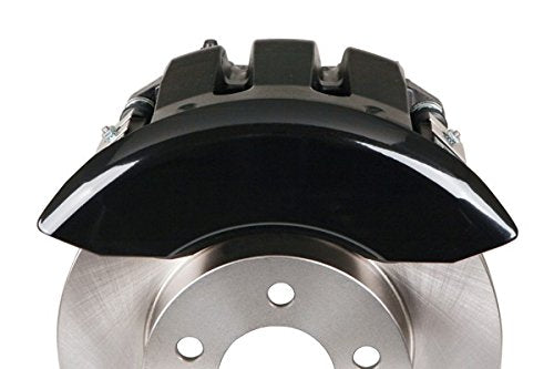 Caliper Covers MGP 49001SBSHBK with Black Powder Coat Finish, (Set of 4)