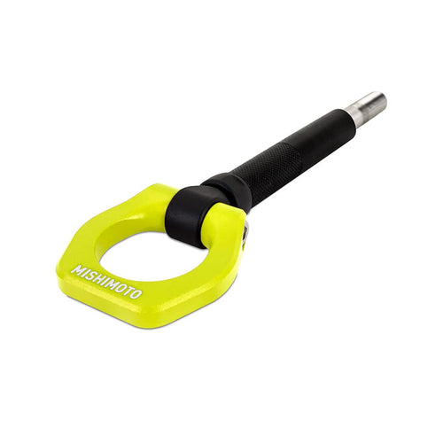 Mishimoto Tow Hook Racing, Front Compatible with Subaru WRX 2022+/Crosstrek 2018+, Neon Yellow