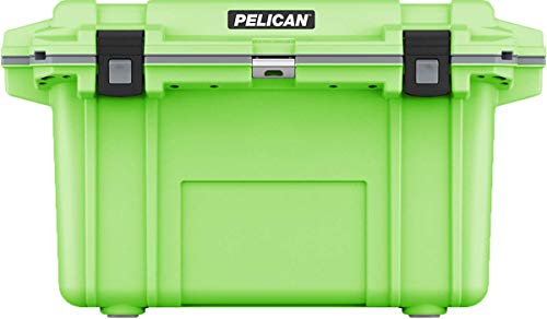 70QT Pelican Elite Cooler (Lime Green/Grey)